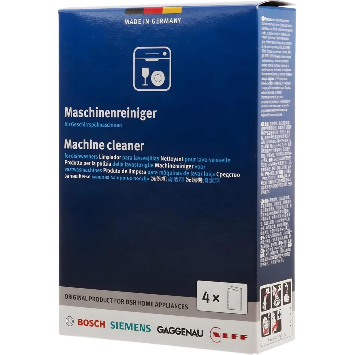 Bosch 00312477 Oryginalny środek do czyszczenia zmywarki 4 × 45 g