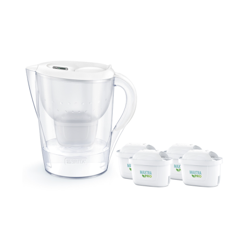 Dzbanek filtrujący BRITA Marella XL 3,5 l biały + 4 wkłady MAXTRA PRO Pure Performance