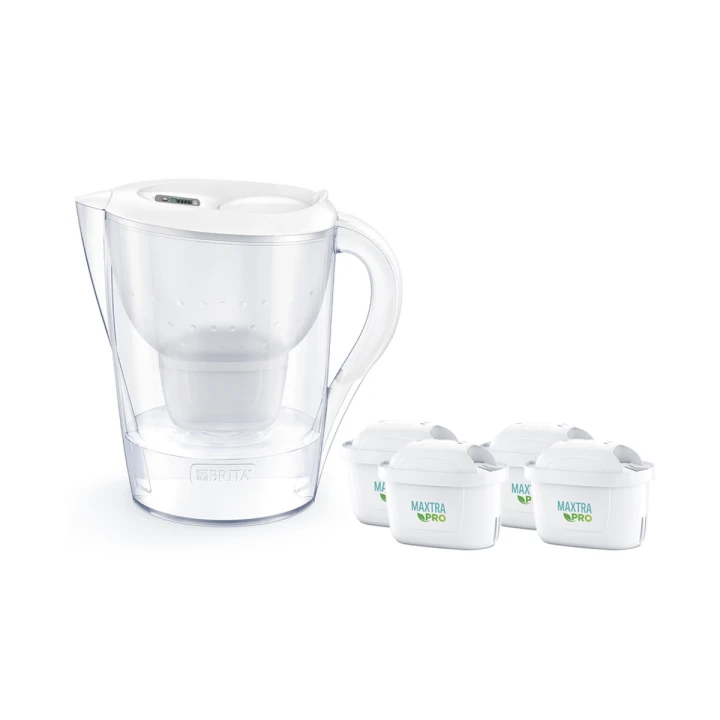 Dzbanek filtrujący BRITA Marella XL 3,5 l biały + 4 wkłady MAXTRA PRO Pure Performance